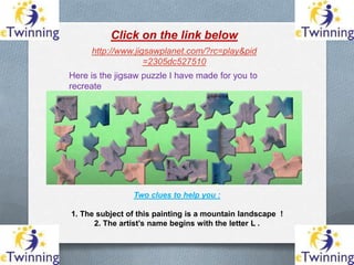 Click on the link below
     http://www.jigsawplanet.com/?rc=play&pid
                   =2305dc527510
Here is the jigsaw ...