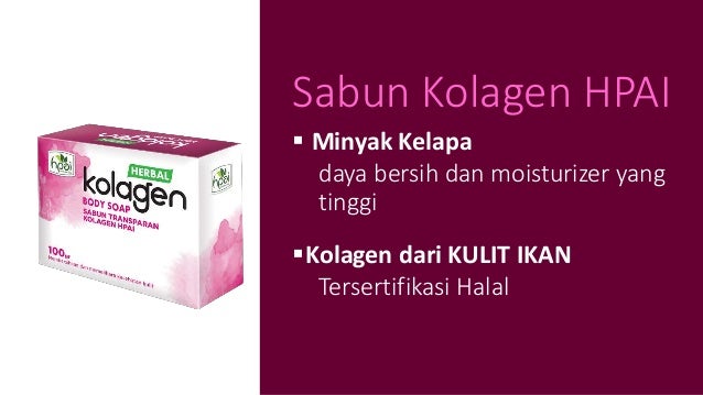 Sabun kolagen collagen colagen soap hpai memutihkan dan