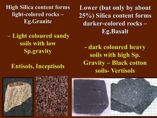 Silica Color In Rocks SAC 101 Lecture 3 PPT.ppt