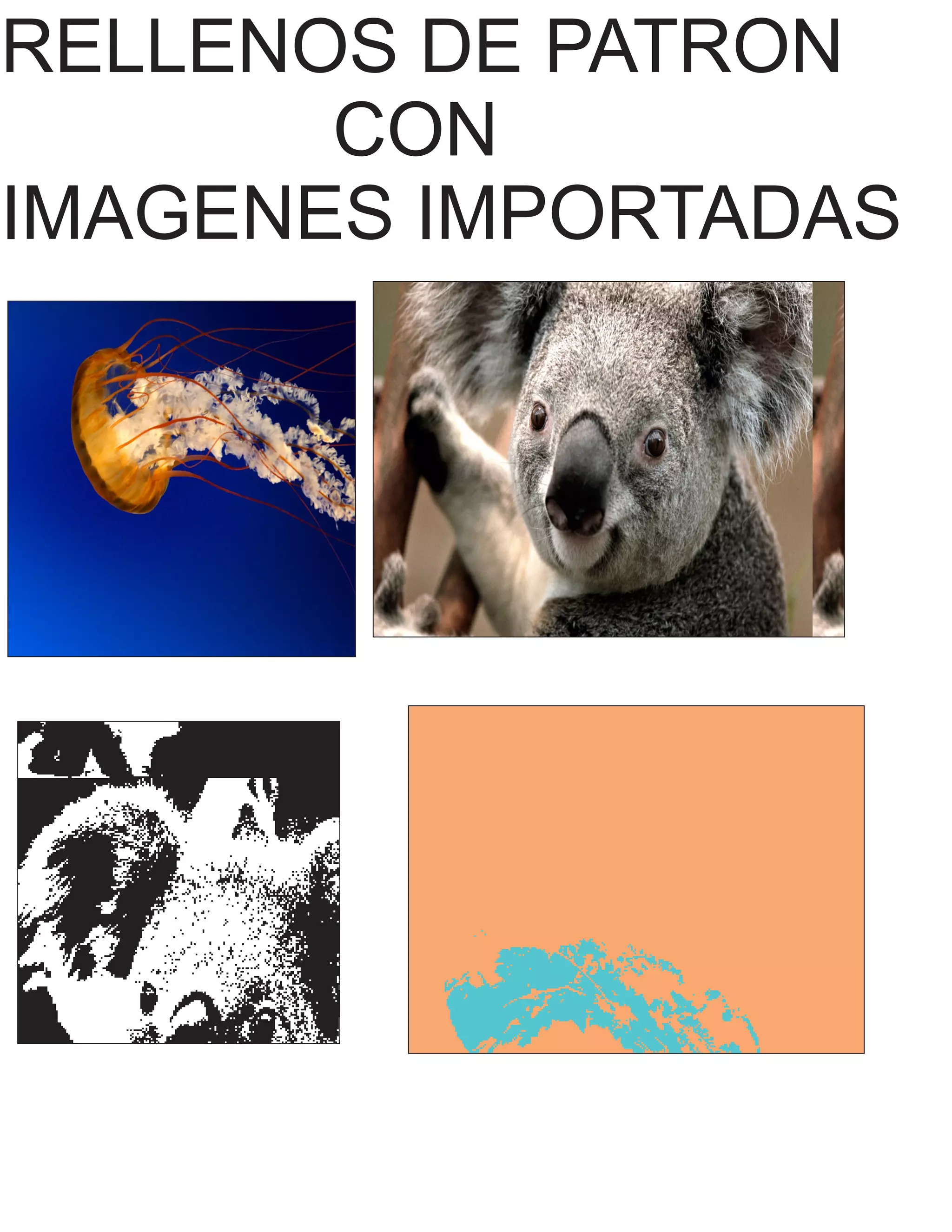 RELLENOS DE PATRON
CON
IMAGENES IMPORTADAS