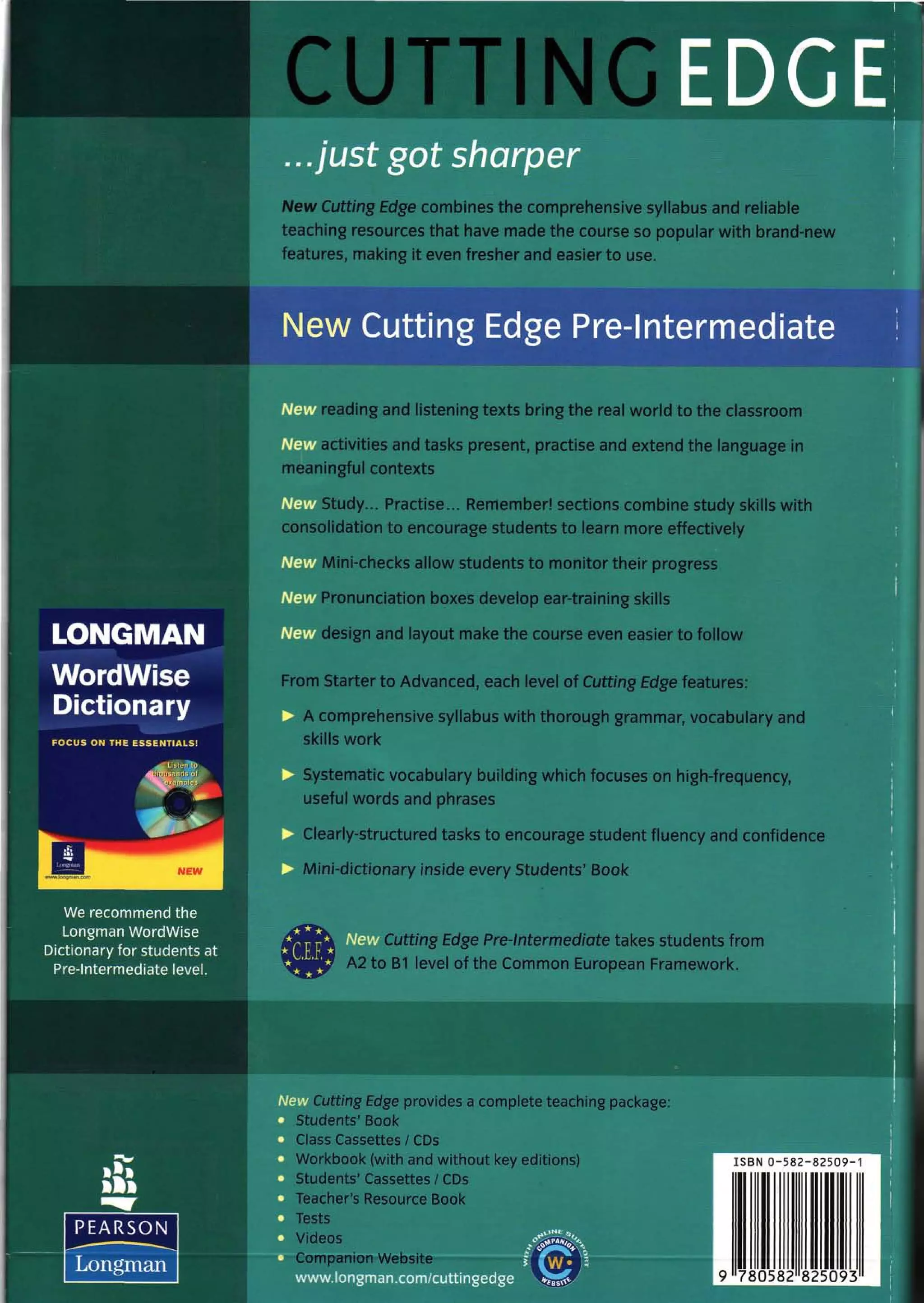 Sách new cutting edge - pre intermediate -Book