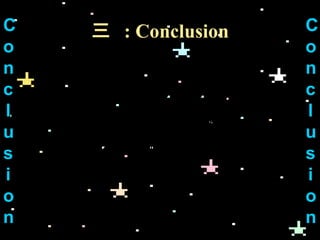三三 : Conclusion: ConclusionCC
oo
nn
cc
ll
uu
ss
ii
oo
nn
CC
oo
nn
cc
ll
uu
ss
ii
oo
nn
With age on his side, this man is set out to be the
highest run getter in the history of the world
Cricket. He has already own rich praises from
people and fellow/former Cricketers who see in
him a living legend. Truly a living legend and a great
Champion.
 