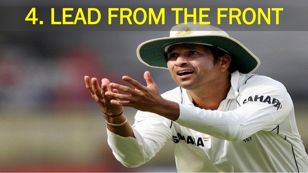 4. LEAD FROM THE FRONT