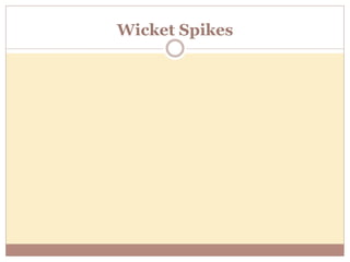 Wicket Spikes
 