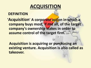 ACQUISITION PPT