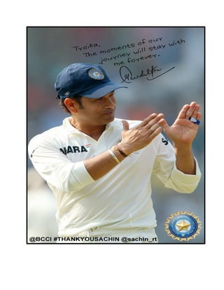 Sachin Tendulkar’s 200th Test - Troika Management Fan Pic!