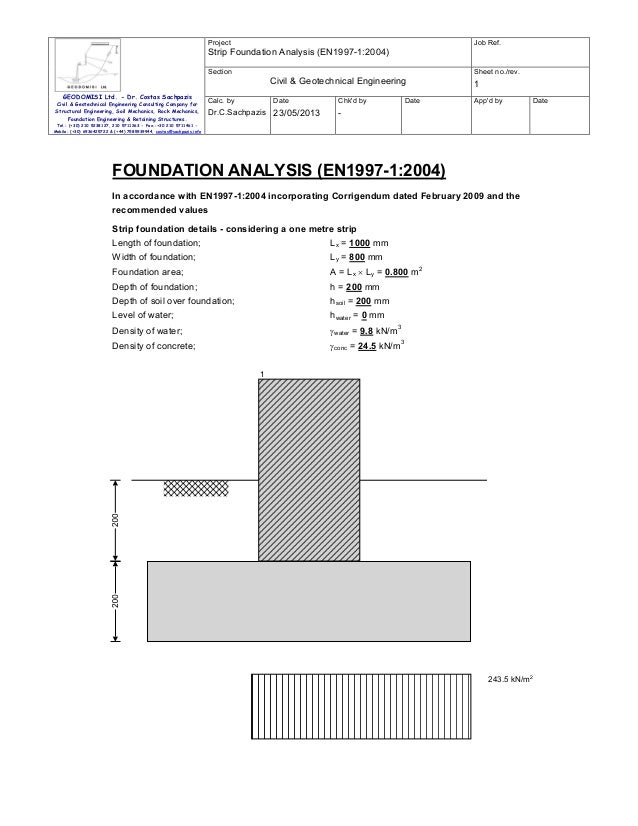 Sachpazis Strip Foundation Analysis and Design example (EN19971200…