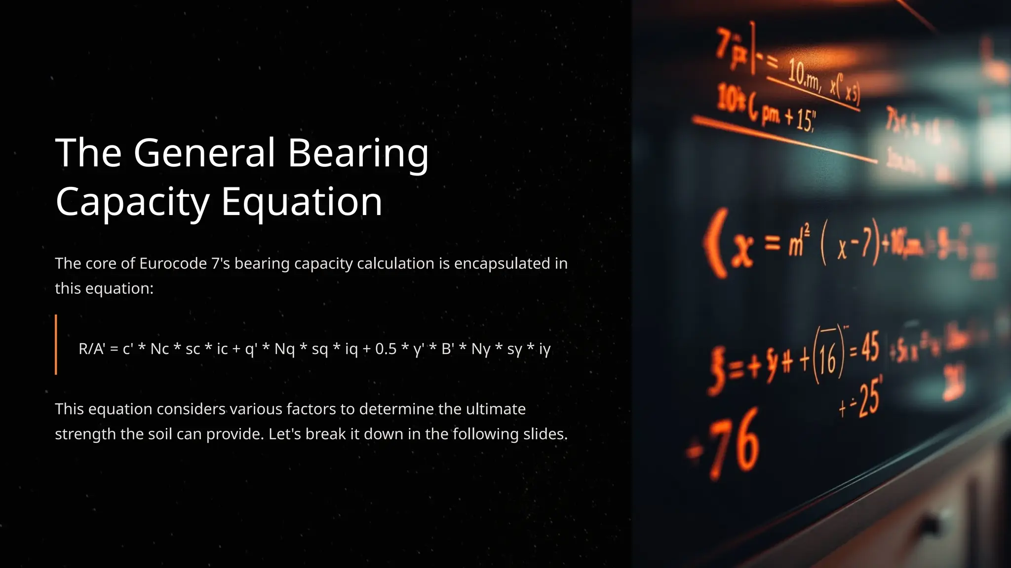 Sachpazis: Understanding Bearing Capacity Equations in Eurocode 7 | PPTX