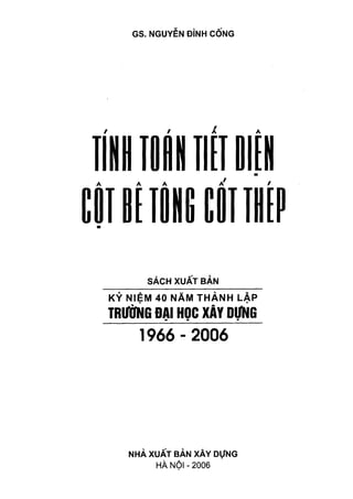 Tính toán tiết diện cột BTCT-Nguyễn Đình Cống