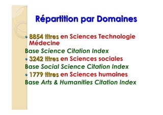 Introduction Aux Concepts Et Outils De La Bibliometrie