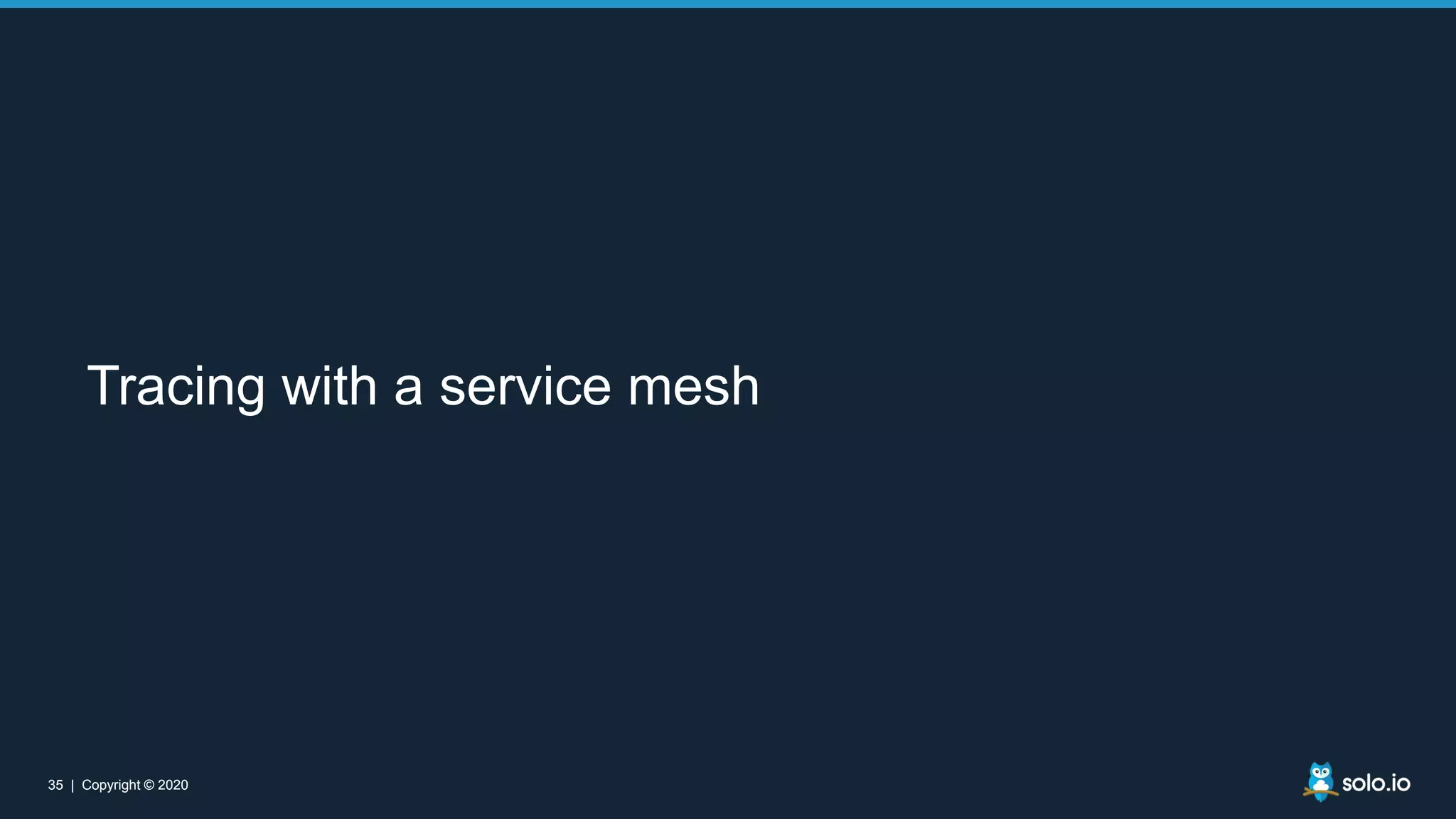 35 | Copyright © 202035 | Copyright © 2020 Tracing with a service mesh 