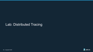 38 | Copyright © 202038 | Copyright © 2020
Lab: Distributed Tracing
 