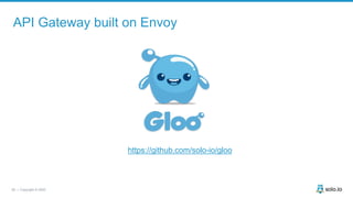 59 | Copyright © 2020
API Gateway built on Envoy
https://github.com/solo-io/gloo
 