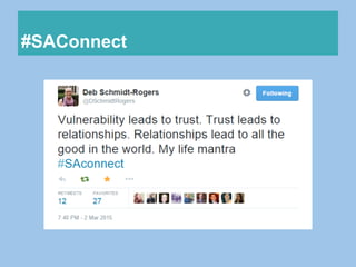 #SAConnect
 