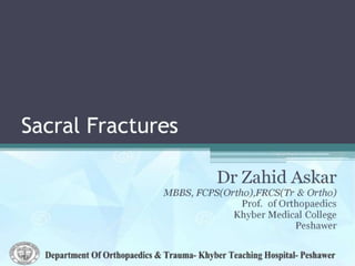 Sacral fractures