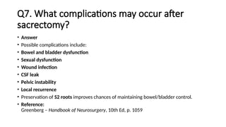 Sacrectomy Video sacral mass.pptx evaluation and management | PPTX