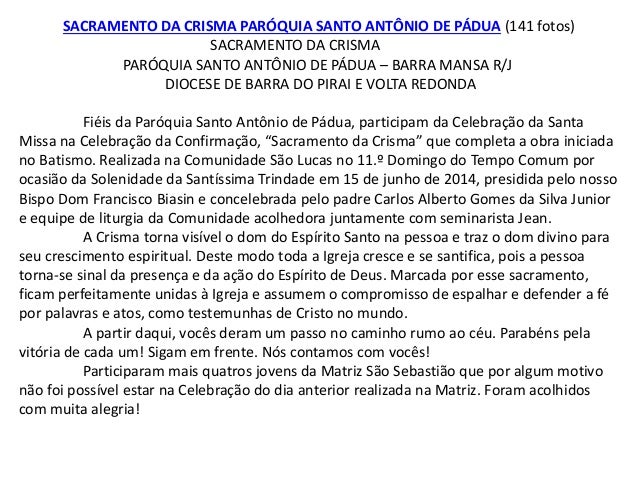 Future Ford Of Sacramento >> Sacramento da crisma paróquia santo antônio de pádua Future Ford Of Sacramento >> Sacramento da crisma paróquia santo antônio de pádua
