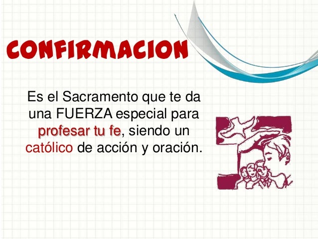 Sacramento de la Confirmación