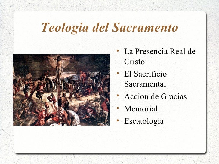 Resultado de imagen para Teología de la eucaristía