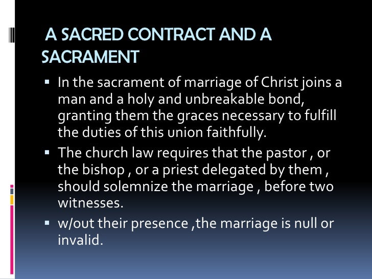 the sacrament of marriage There is no legalism in the orthodox sacrament of marriage it is not a juridical contract, it is a spiritual bond the marriage service is divided into two. the sacrament of marriage There is no legalism in the orthodox sacrament of marriage it is not a juridical contract, it is a spiritual bond the marriage service is divided into two.