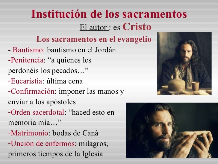 Sacramentos para clase