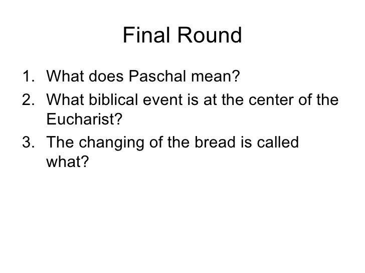 Sacraments of Initiation Review