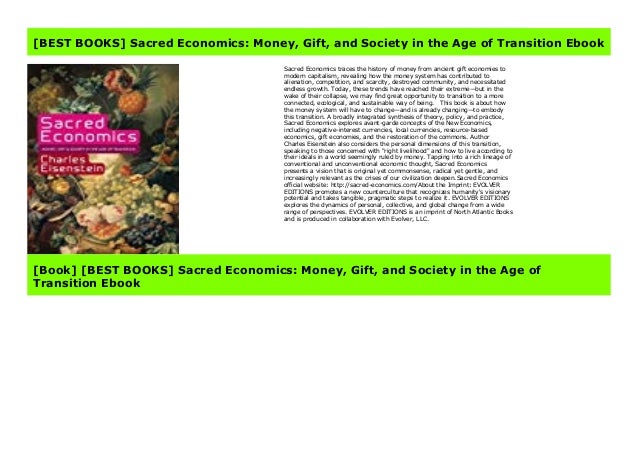 19+ Sacred Economics: Money, Gift, And Society In The Age Of Transition Background