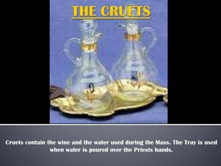 Cruets In Mass Sacred Objects and Vestments | PDF