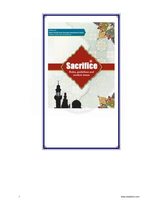 sacrifice rules guidelines and modern issues 1 320