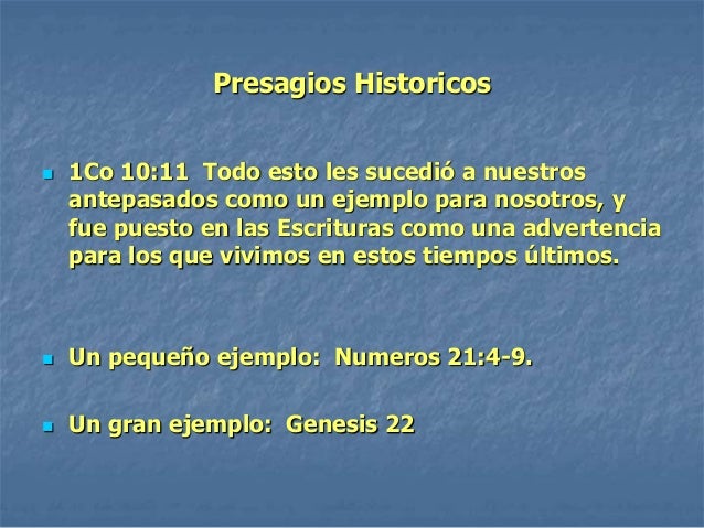 Power Point In Spanish Sacrificios Y Prefiguras