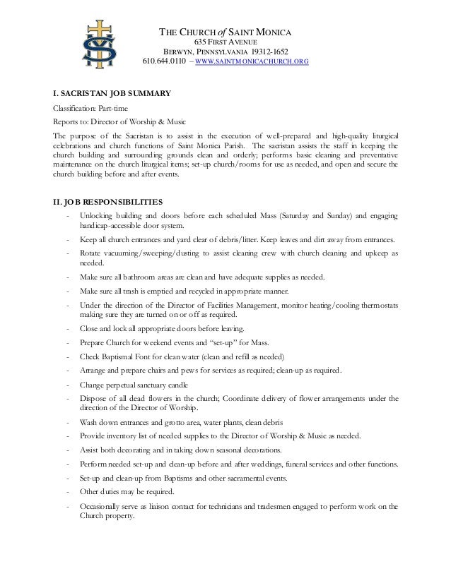 church cleaning jobs