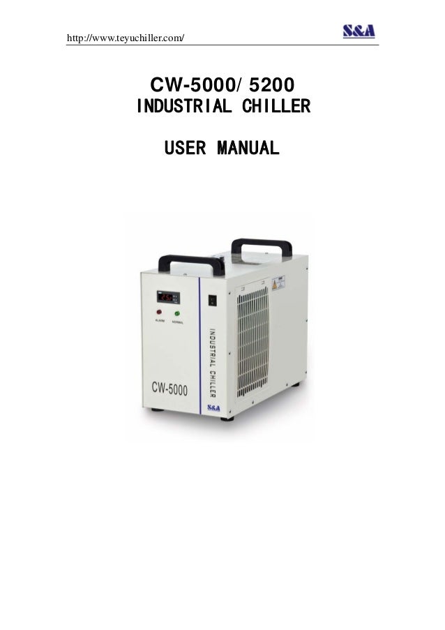 S&a cw 5000,5200 industrial water chiller