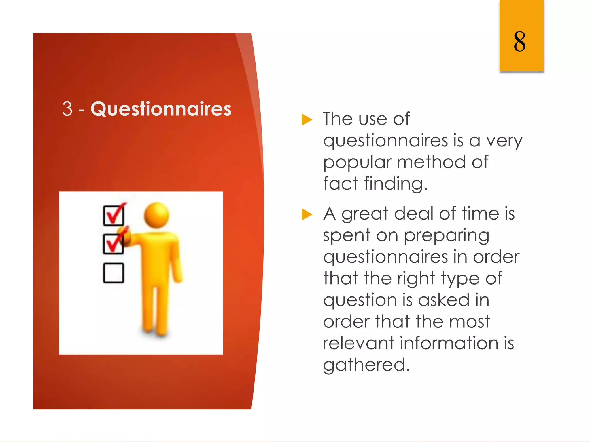 Fact - Finding Techniques | PPTX