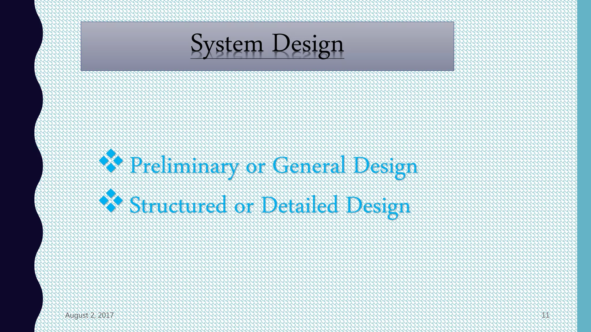 System Analysis & Design AND Software Engineering Topics | PPT