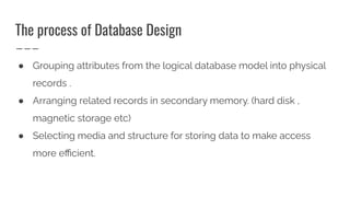 Comprehensive Guide to Database and System Design Principles | PDF