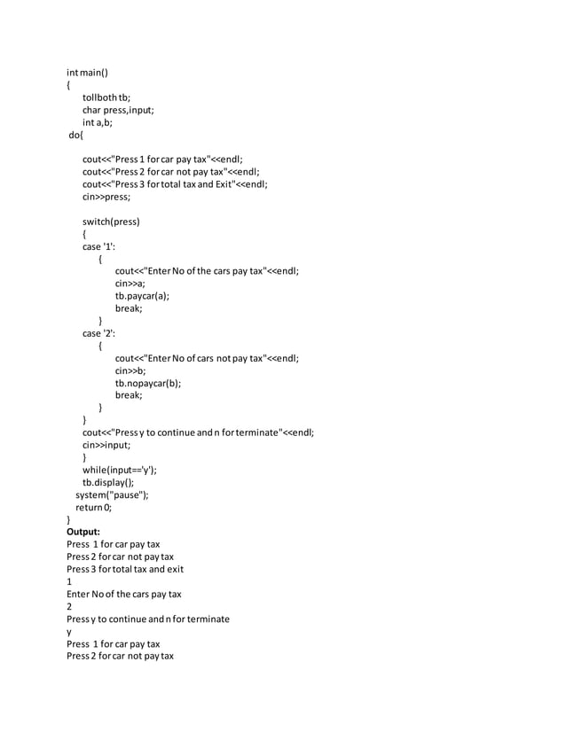 OOP program questions with answers | PDF