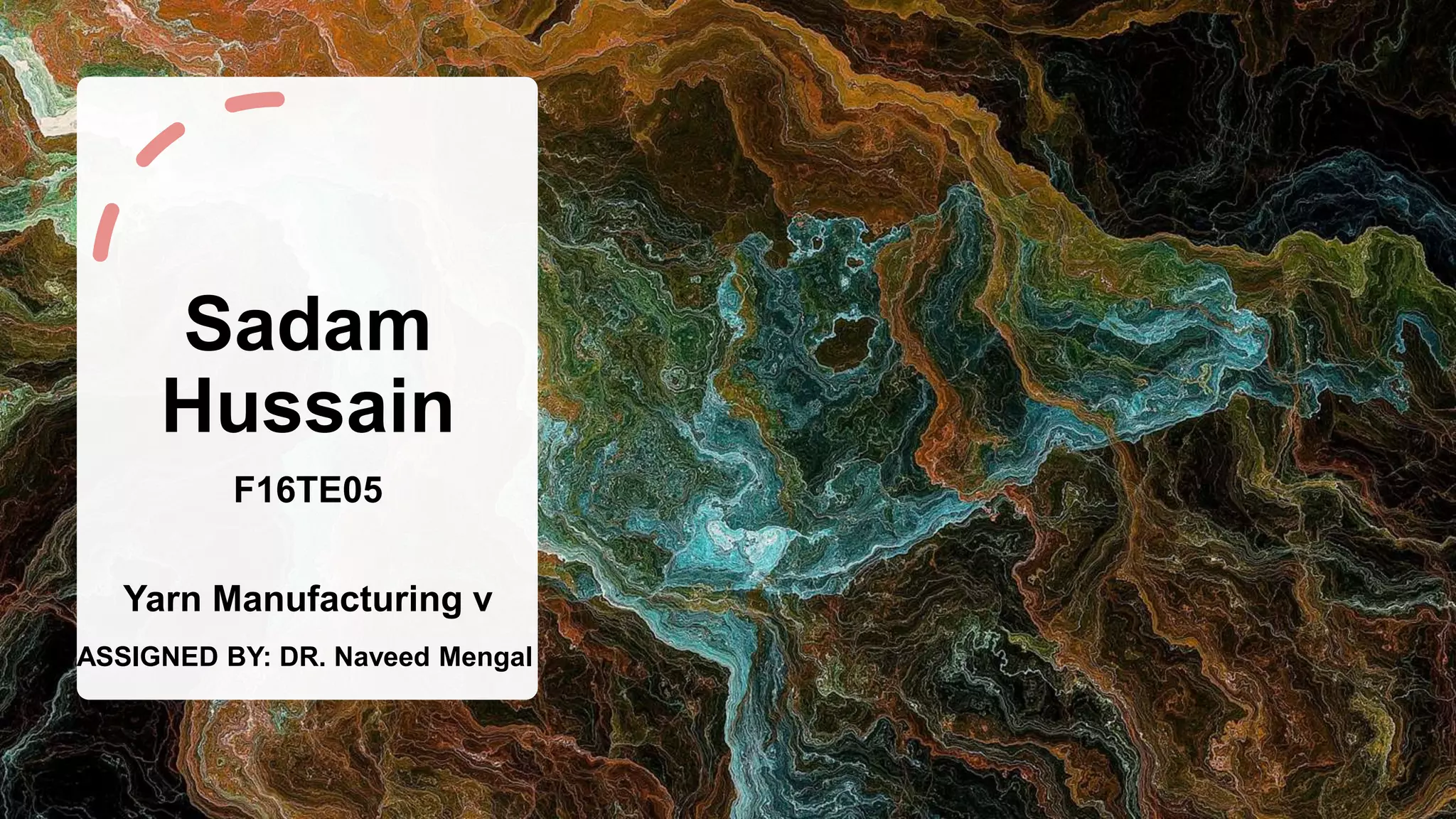 mélange yarn production has lesser environment impact compared to cone dyeing, increase Pakistan