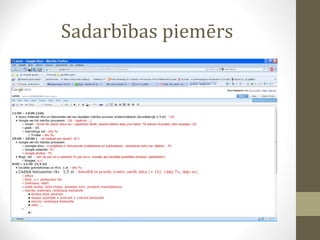 Sadarbības piemērs  