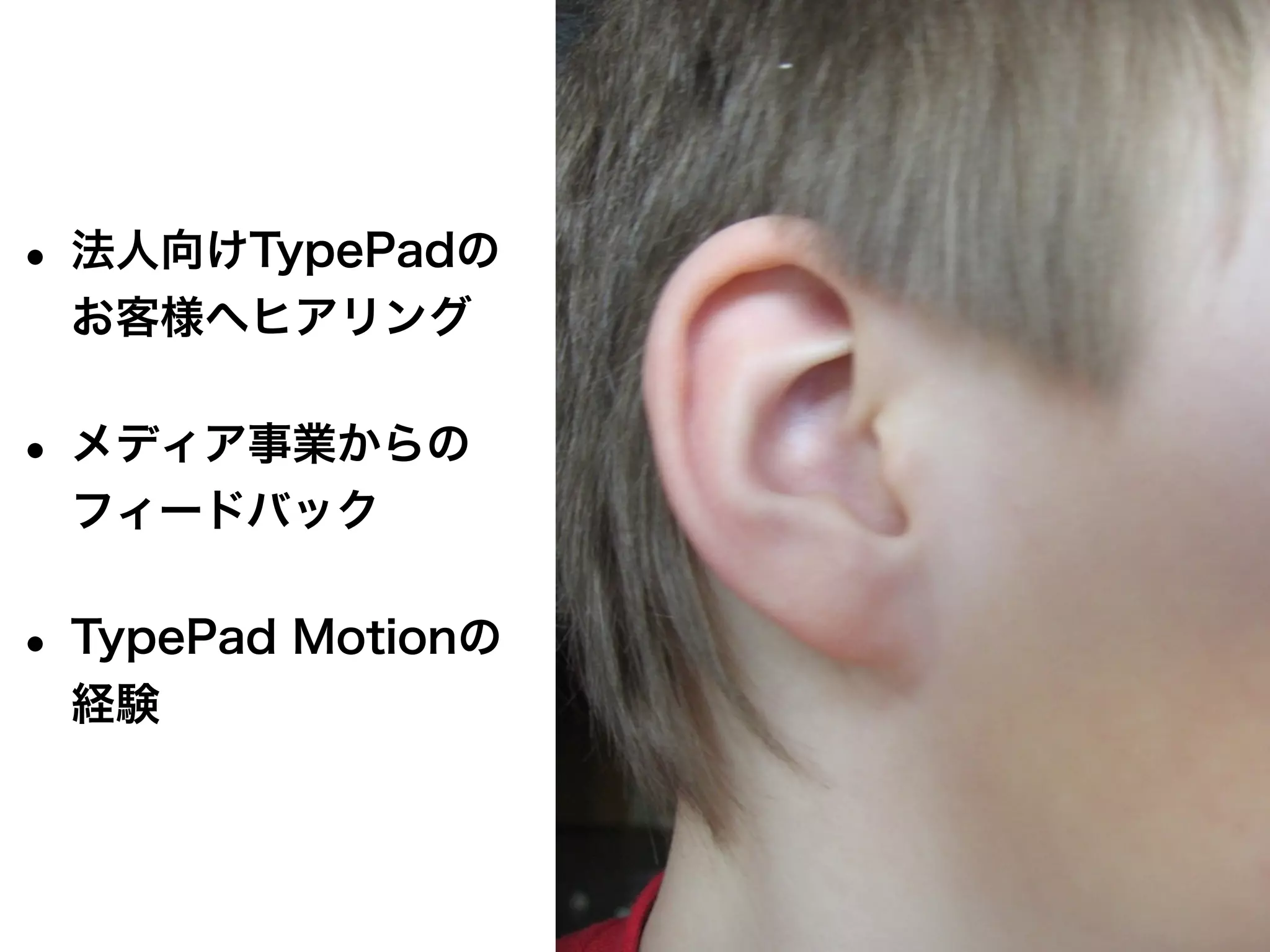 TypePad、zenback の製品戦略