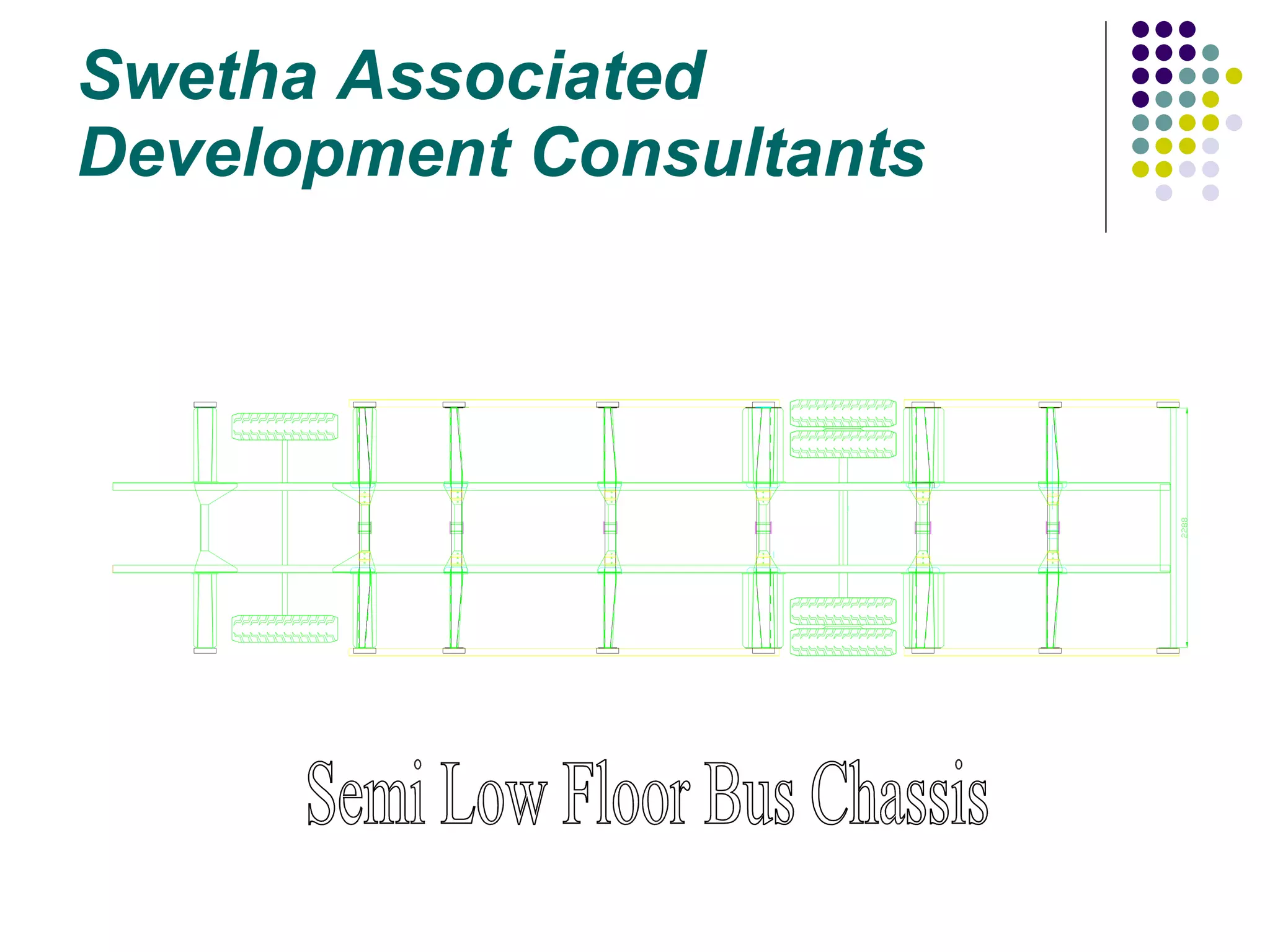 Swetha Associated Development Consultants Semi Low Floor Bus Chassis 