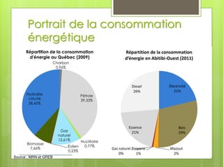 Portrait énergétique de l'Abitibi-Ouest, Villebois et Valcanton