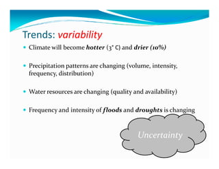 Climate change adaptation in SADC: a strategy for the Water Sector | PDF