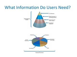 What Information Do Users Need?
 