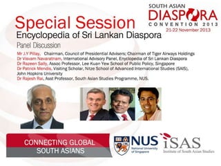 South Asian Diaspora Convention 2013 - Speaker Line-up | PDF