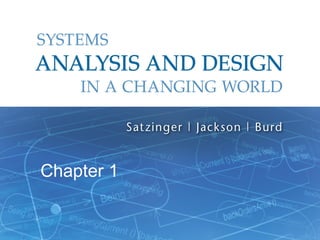 Chapter 1

Systems Analysis and Design in a Changing World, 6t
1

 