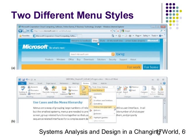 sadcw 6e chapter7 design dialogs to yield closure