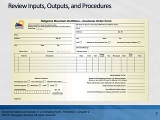 Systems Analysis and Design in a Changing World, 7th Edition - Chapter 2
©2016. Cengage Learning. All rights reserved.
31
 