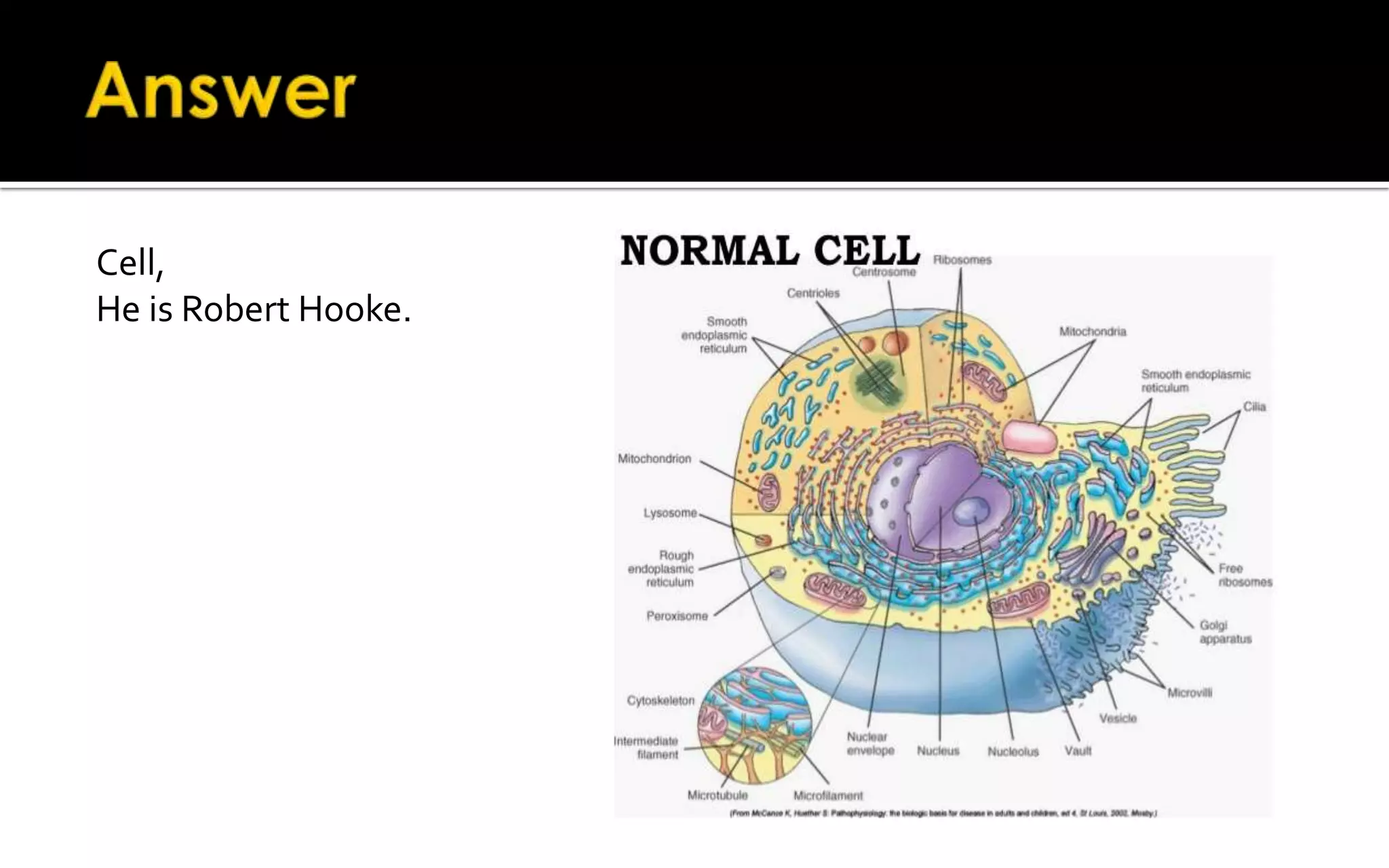 Cell,
He is Robert Hooke.
 