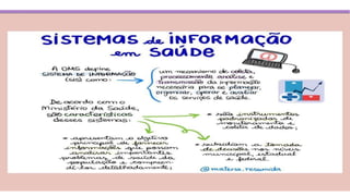 Sistemas de Informação em Saúde
 