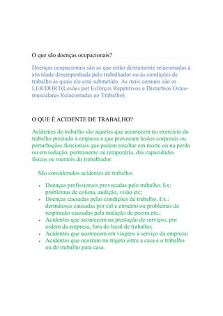 SaúDe Do Trabalhador I Aula